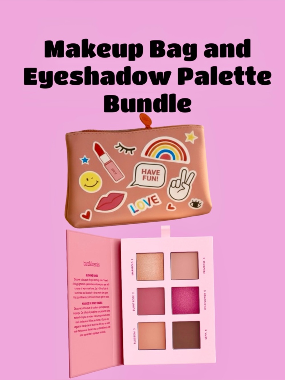 bareMinerals Blushing Roses Eyeshadow Palette - Pink, Rose, Gold, Brown